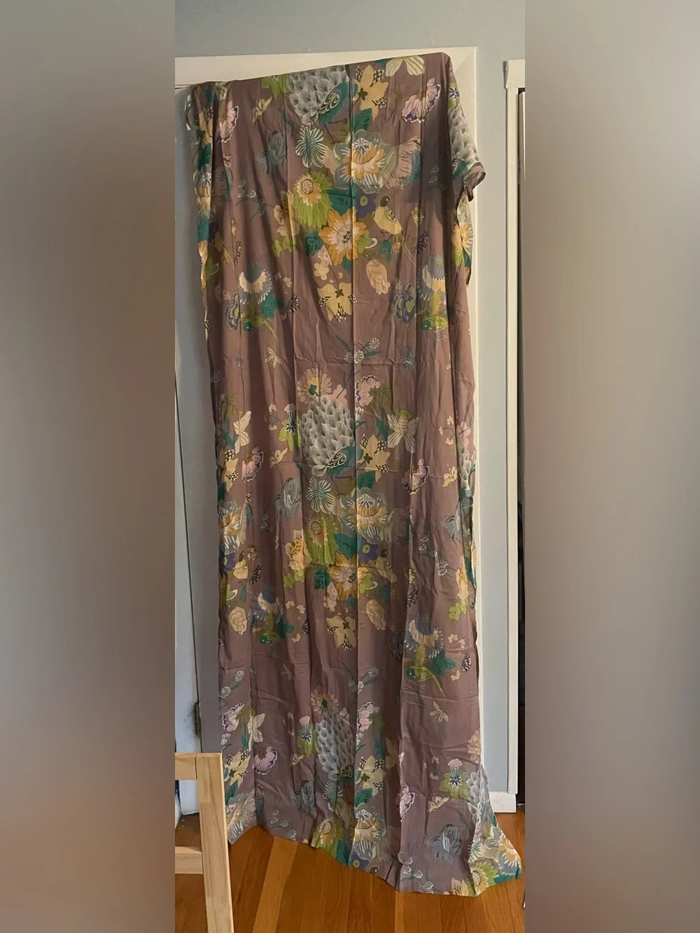 Karma Living Curtain with Botanical Designs